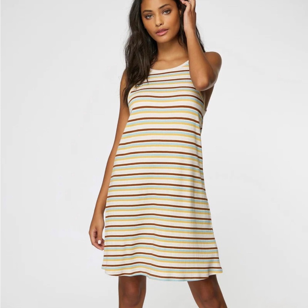 O’Neill MORETTE ALL DAY STRIPE knit dress size M